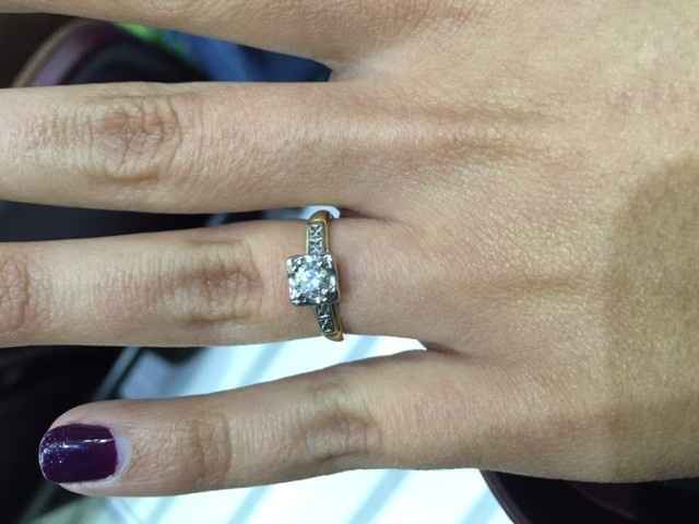 Mismatched wedding band and engagement ring?