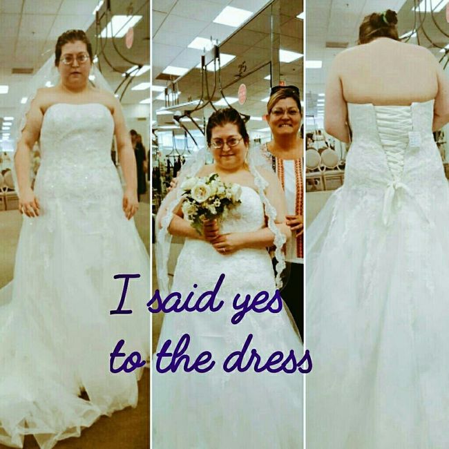 I said YES to the dress!!