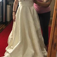 Wedding dress help! Opinions on where this dress should sit on my torso - 4