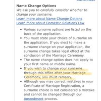Legally changing name at court house but passport still in maiden name at time of honeymoon - 1