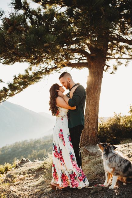 Engagement Photos with Pets - 1
