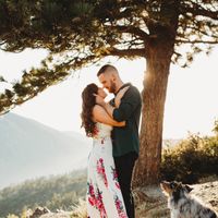 Engagement Photos with Pets - 1