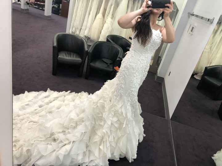 Second wedding dress didn’t like the first - 1