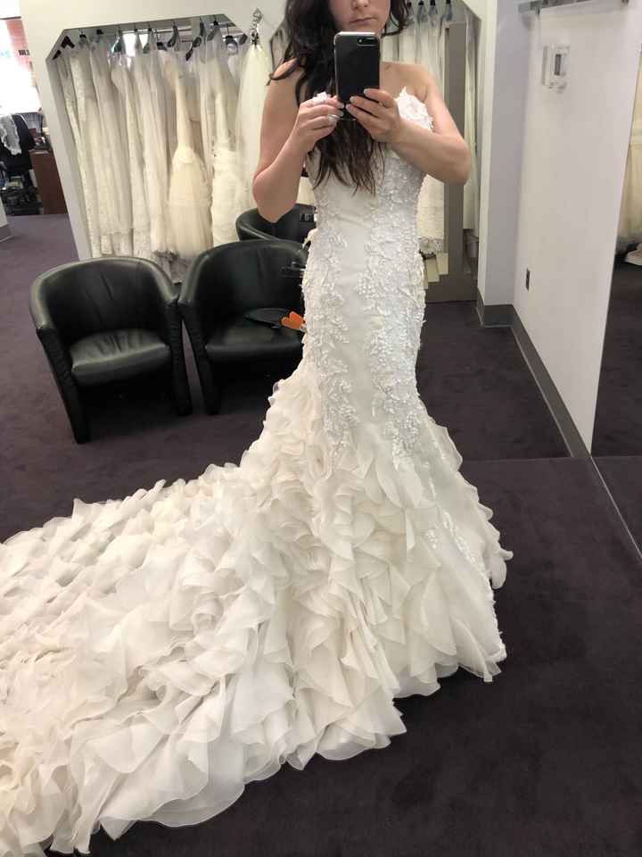 Second wedding dress didn’t like the first - 2