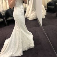 Second wedding dress didn’t like the first - 3