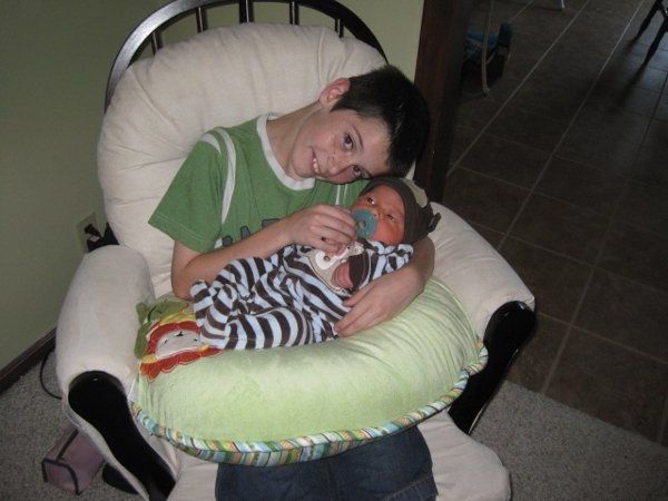 NWR:  Our baby is finally here! Meet Myles!!  :D