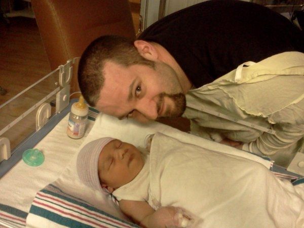 NWR:  Our baby is finally here! Meet Myles!!  :D