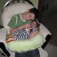 NWR:  Our baby is finally here! Meet Myles!!  :D