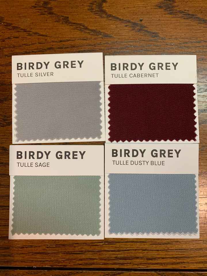 Bridesmaids Dress Colors - 1