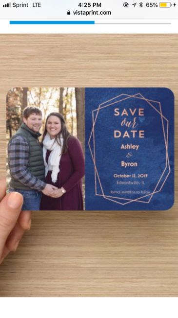 Save-the-dates: photo or no photo? - 1