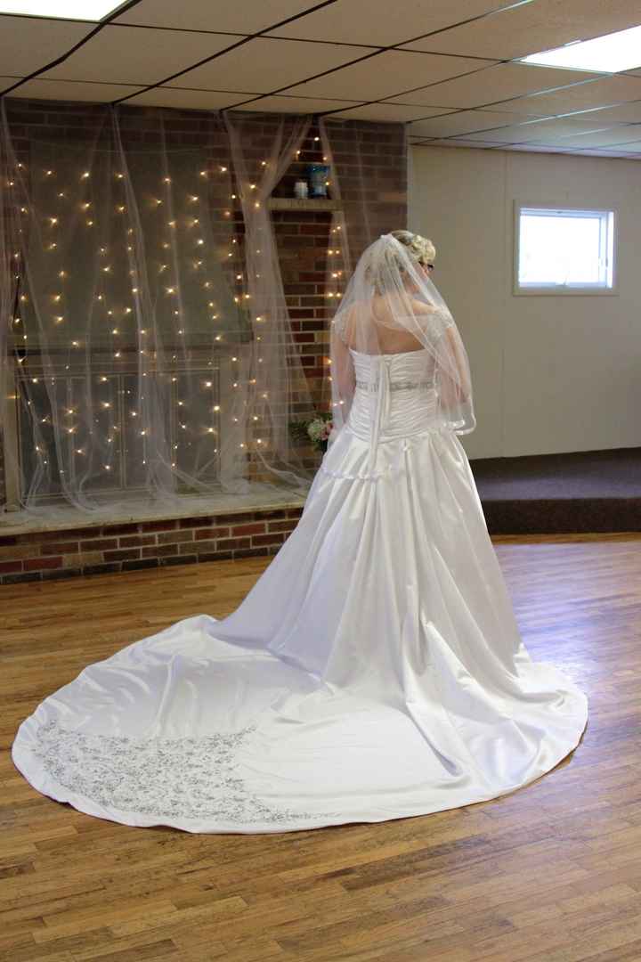 Did you regret wearing a ballgown?