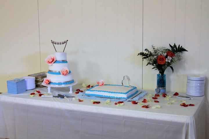 Making the wedding cake