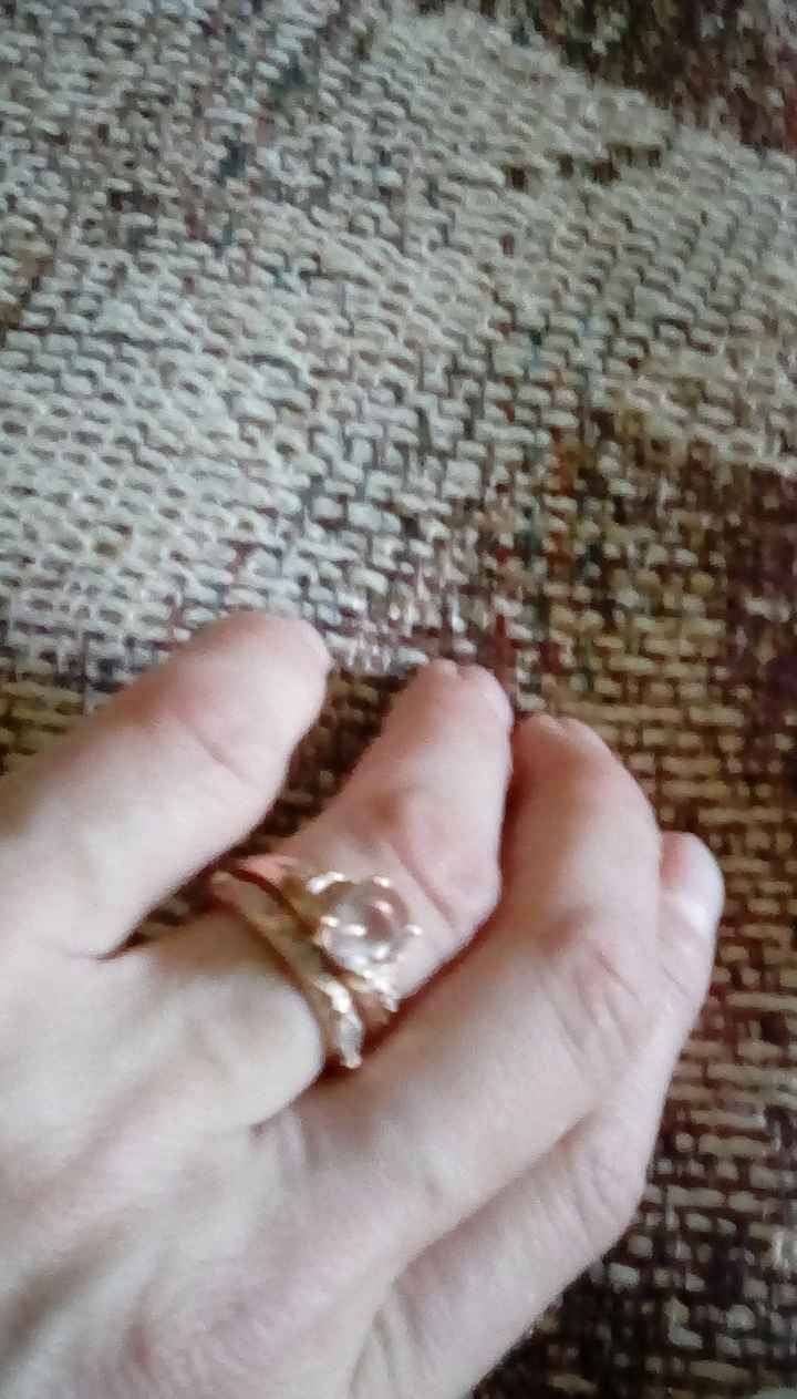 Anyone have a morganite engagement  ring?