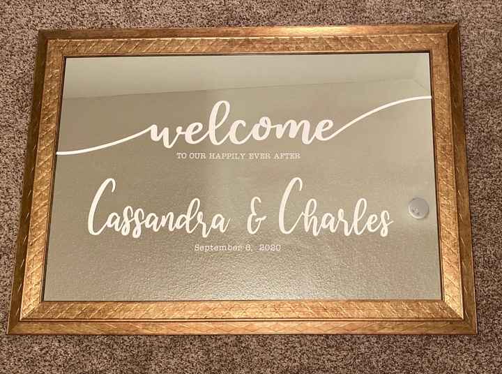 diy Wedding sign - 1