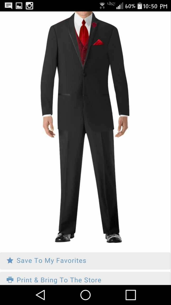 Show me your groom's attire!