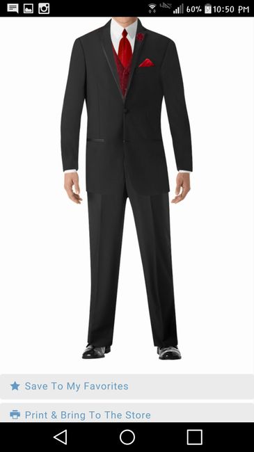 Show me your groom's attire!