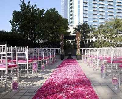 Aisle runner for outdoor ceremony?