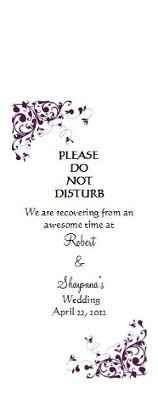 DIY Do not disturb Door Hanger