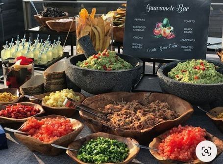 Outdoor wedding appetizers/snacks 1