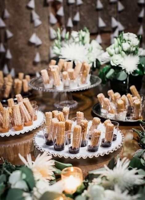 Outdoor wedding appetizers/snacks 2