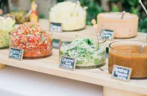 Outdoor wedding appetizers/snacks - 3