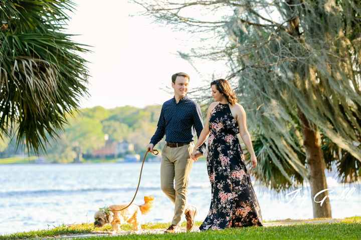 Engagement Photos with Pets - 1