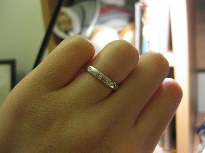 Got my wedding ring today (pic)...what do you think?