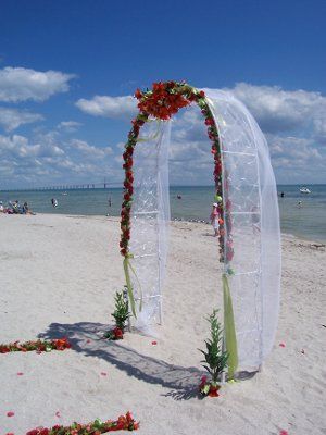 Need help decorating wedding arch