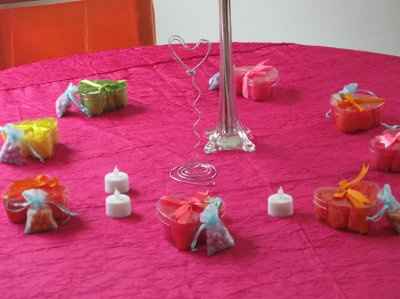 Table setting (pic), let me know what you think!!