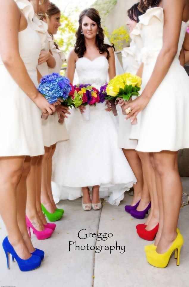 Your thoughts on ivory/white bridesmaid dresses?