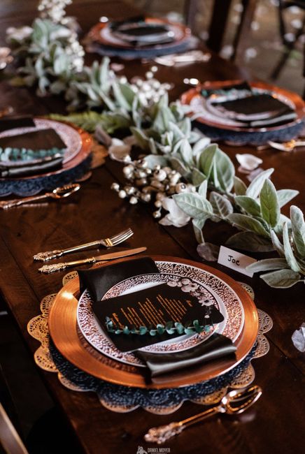 Centerpiece ideas for 8ft long tables - 1