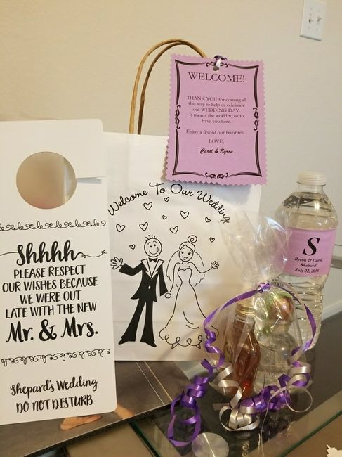 Welcome bags! - 1