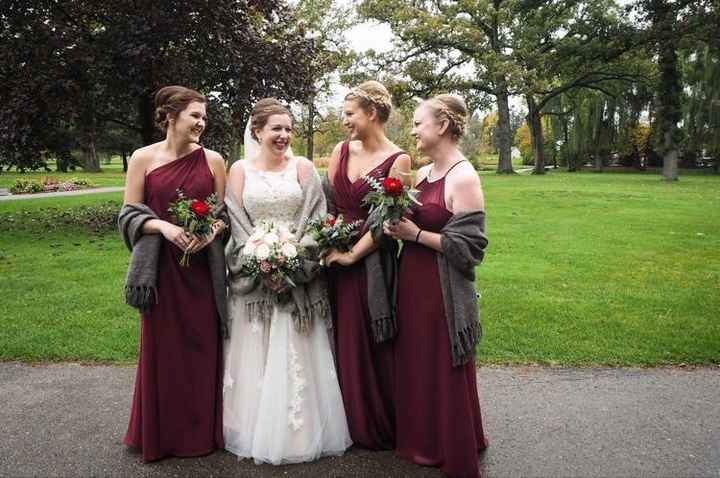 busty bridesmaids