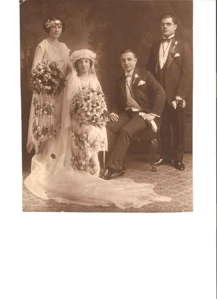 Antique wedding photo