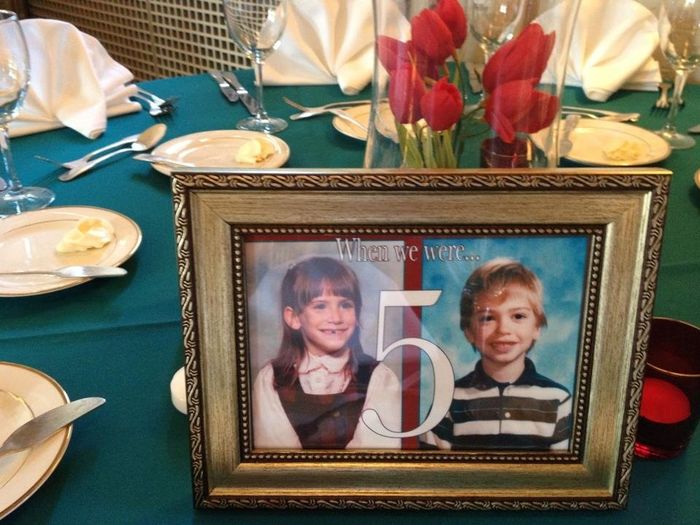 Cute table numbers idea