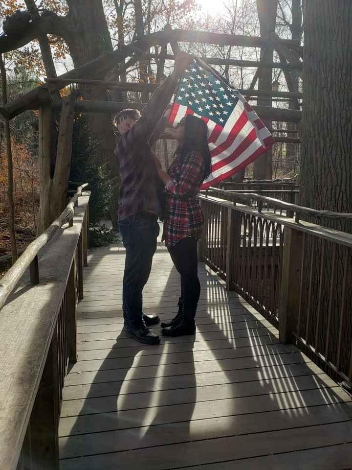 Engagement photos at Longwood Gardens - 1
