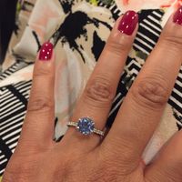 Blue wedding ring - 1