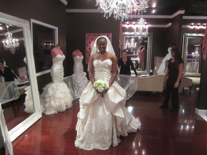 Show me your bridesmaid dresses with your wedding dress!