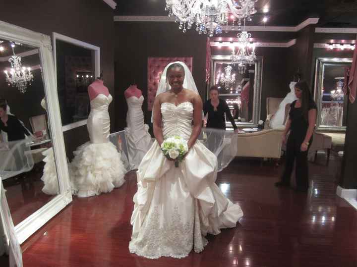 Show me your bridesmaid dresses with your wedding dress!