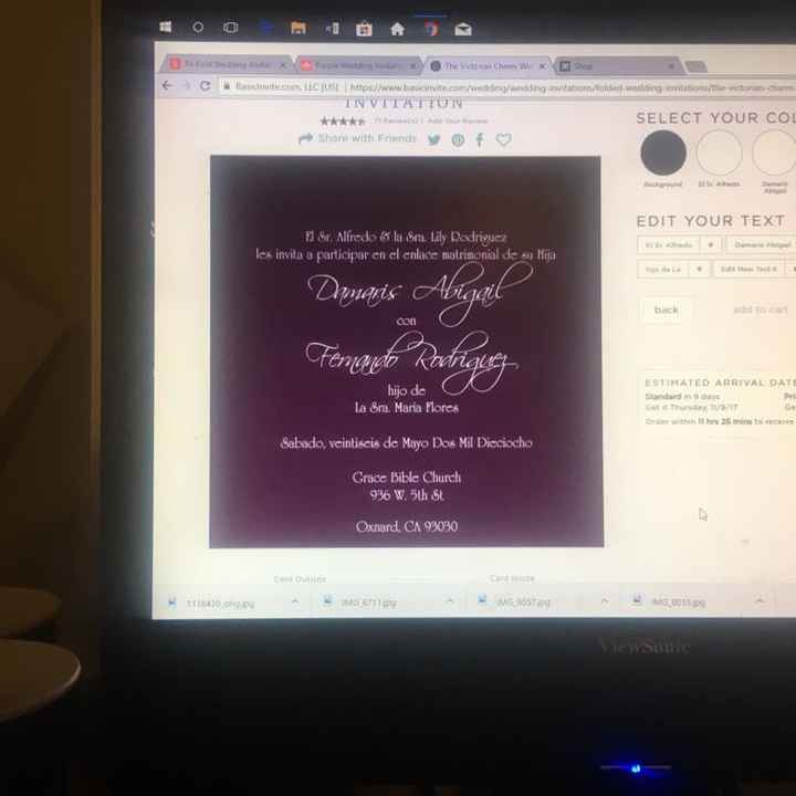 Parents names on invites