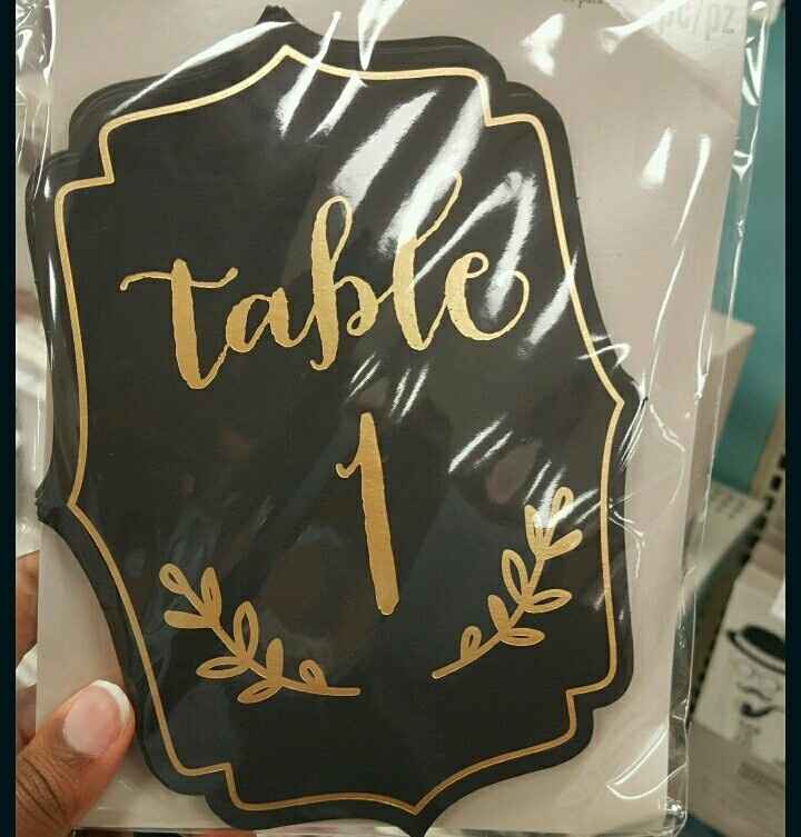 Show me your table numbers!