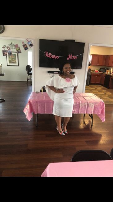 What did you wear to your bridal shower? - 1
