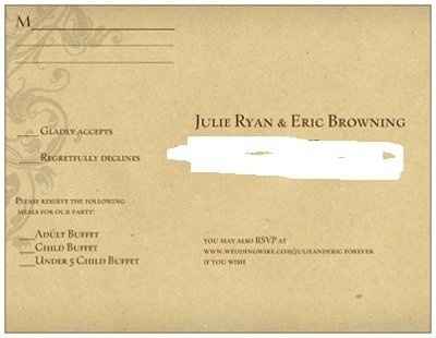 RSVP Online Card