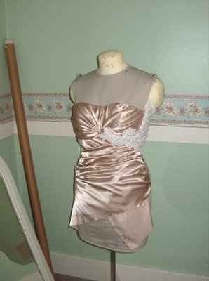 DIY dress really taking shape.  Have a look