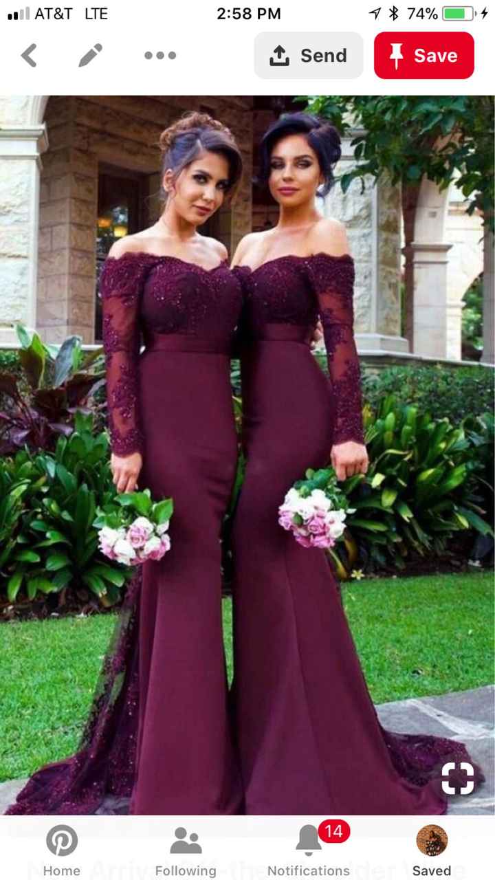 Bridesmaid dresses - 1