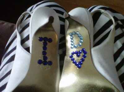 DIY shoe bling and programs (pics!)