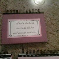 DIY guestbook and table numbers (pics)