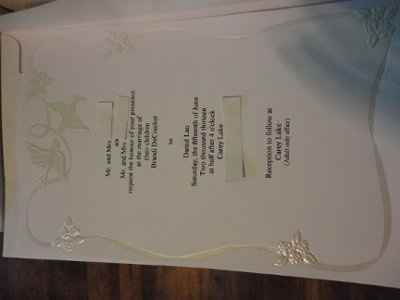 Micheals DIY Invitations