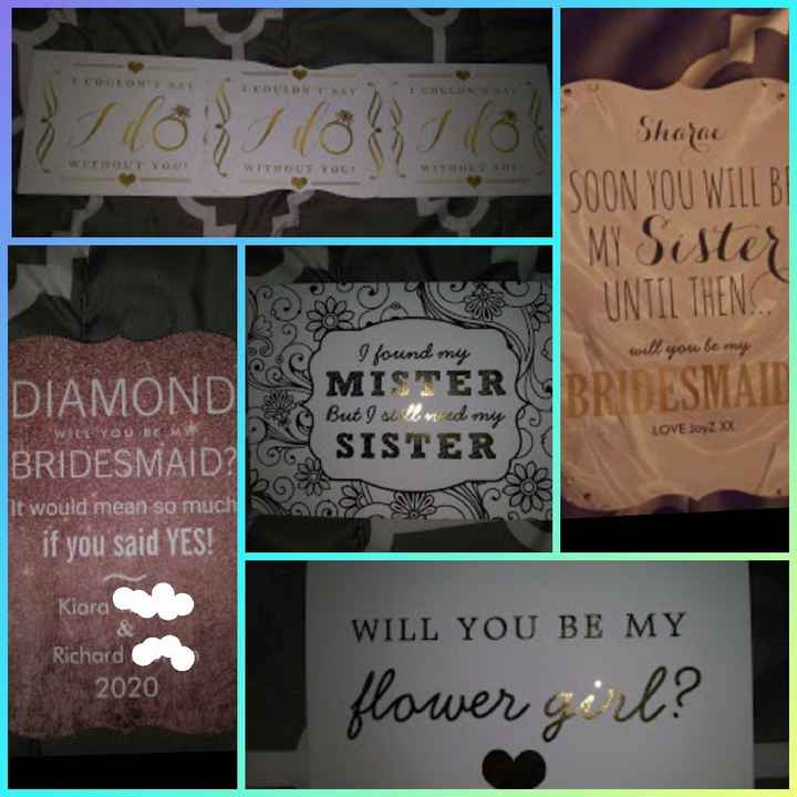 Bridesmaid/groomsmen proposals ideas? - 1