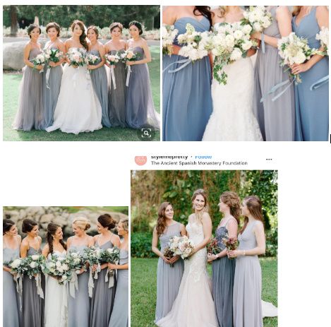 Bridesmaid dresses